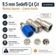 Pearl Snap Setting Die for 9.5 mm / 0.37 in Snap Fasteners, designed for crack-free installation on shirts and baby clothes