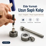 Long-Handle Hand-Hit Setting Tool for Snap Buttons Eyelets Rivets and Jeans Buttons KLP00EL01