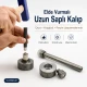 Long-Handle Hand-Hit Setting Tool for Snap Buttons, Eyelets, Rivets and Jeans Buttons, made of durable PP material, ideal
