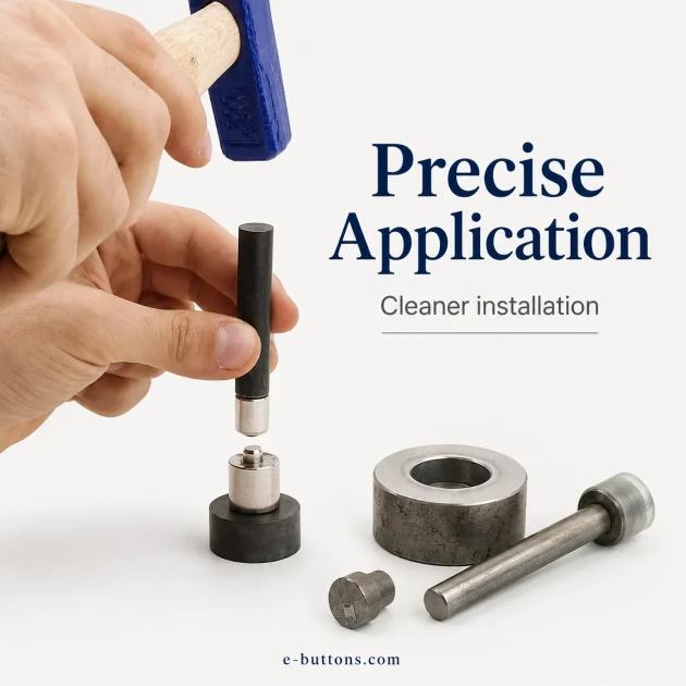 Tool Set for Mold of Snap Fasteners and Rivets