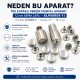 Single Cap Rivet Installation Tool for 12 mm Cap Diameter, Durable Steel Construction for Precise Rivet Setting