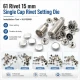 61 Rivet 15 mm (0.59") Cap Single Cap Rivet Setting Die for 12 mm (0.47") Back Cap Rivets - Professional Installation Tool