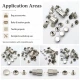 61 Rivet 15 mm (0.59") Cap Single Cap Rivet Setting Die for 12 mm (0.47") Back Cap Rivets - Professional Installation Tool