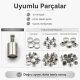 61 Rivet 15 mm (0.59") Cap Single Cap Rivet Setting Die for 12 mm (0.47") Back Cap Rivets - Professional Installation Tool