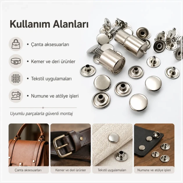 61 Rivet 15 mm (0.59") Cap Single Cap Rivet Setting Die for 12 mm (0.47") Back Cap Rivets - Professional Installation Tool