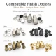 61 Double Cap Rivet Setting Die for 15 mm (0.59") Front Cap and 12 mm (0.47") Back Cap Rivets Installation Tool