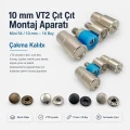 Snap Setting Die for 10 mm / 0.39 in VT2 Mini 54 Snap Fasteners KLP00VT2-10