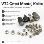 Custom VT2 Wallet Snap Setting Die KLP054VT2