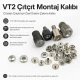 Custom VT2 Wallet Snap Setting Die KLP054VT2 for professional snap fastener installation on leather goods