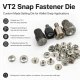 Custom VT2 Wallet Snap Setting Die KLP054VT2 for professional snap fastener installation on leather goods