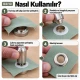 12 mm (0.47 in) Stainless Steel Eyelet Hand Punch and Setting Tool KLP2IN1-26