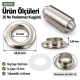 12 mm (0.47 in) Stainless Steel Eyelet Hand Punch and Setting Tool KLP2IN1-26