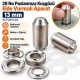 28 No Paslanmaz Kuşgözü Elde Vurmalı Delme ve Çakma Aparatı – 13 mm KLP2IN1-28