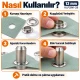 28 No Paslanmaz Kuşgözü Elde Vurmalı Delme ve Çakma Aparatı – 13 mm KLP2IN1-28