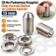 28 No Paslanmaz Kuşgözü Elde Vurmalı Delme ve Çakma Aparatı – 13 mm KLP2IN1-28