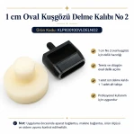 Oval Eyelet Punching Die 10 mm / 0.39 in KLPK0010OVLDELNO2