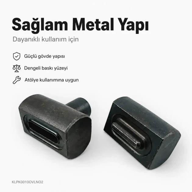 Oval Kuşgözü Kalıbı 1 cm No 2 Çakma Kalıbı, tekstil ve deri ürünlerde kullanıma uygun, yüksek kaliteli metal malzeme ile