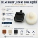 Oval Eyelet Punching Die 15 mm / 0.59 in KLPK0015OVLDELNO3 for precise grommet installation on various materials