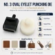 Oval Eyelet Punching Die 15 mm / 0.59 in KLPK0015OVLDELNO3 for precise grommet installation on various materials