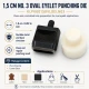 Oval Eyelet Punching Die 15 mm / 0.59 in KLPK0015OVLDELNO3 for precise grommet installation on various materials