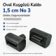 Oval Kuşgözü Kalıbı 1,5 cm No 3 Çakma Kalıbı KLPK0015OVLNO3