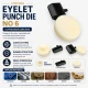 Oval Eyelet Punching Die 30 mm / 1.18 in for installing grommets on fabric, leather, and paper