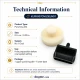 Oval Eyelet Punching Die 5 mm / 0.20 in for easy installation of grommets on fabric, leather, and paper