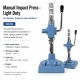 Manual Impact Press Light Type for Eyelet, Snap Fastener and Jeans Button Application - M00100,