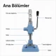 Manual Impact Press Light Type for Eyelet, Snap Fastener and Jeans Button Application - M00100,