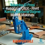 Tulumba Tipi Çakma Makinası Kuşgözü Çıtçıt Kumaş Kaplama Düğme Uygulama Makinası M0099