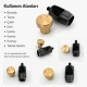 15 mm / 0.59 in Hole Punching Die for large hole preparation in tarpaulin, awning fabric, tents, leather, bags, and