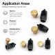 16 mm / 0.63 in Hole Punching Die for precise large hole preparation in tarpaulin, leather, and technical textiles