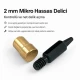 2 mm / 0.08 in Hole Cutter for precise cutting in leather, fabrics, and micro hardware