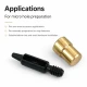 2 mm / 0.08 in Hole Cutter for precise cutting in leather, fabrics, and micro hardware