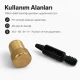 2 mm / 0.08 in Hole Cutter for precise cutting in leather, fabrics, and micro hardware