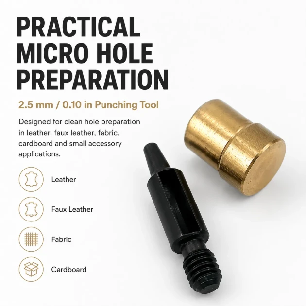 Hole Cutter 2.5 mm - 0,10" Hole Puncher No 2.5 PDV00025DEL