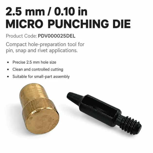 Hole Cutter 2.5 mm - 0,10" Hole Puncher No 2.5 PDV00025DEL