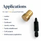 3 mm hole cutter for leather, fabric, and craft materials, ideal for jewelry and garment detailing