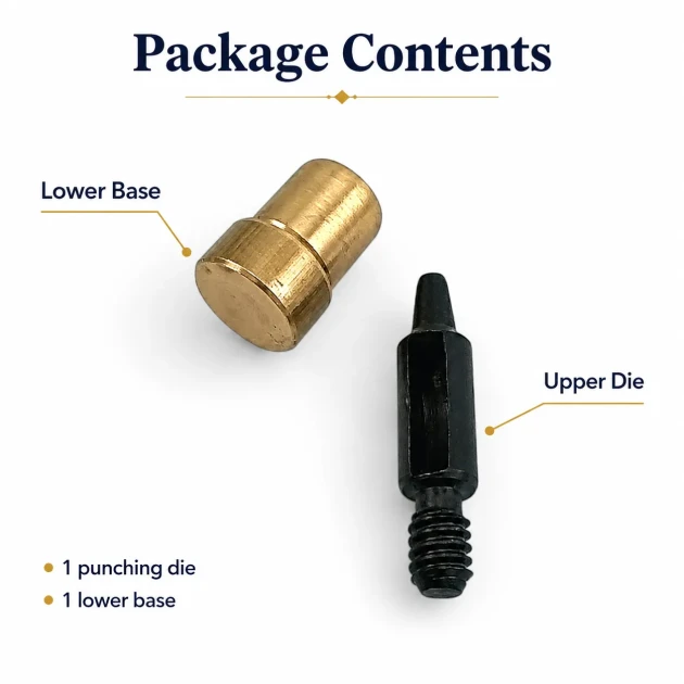 3 mm hole cutter for leather, fabric, and craft materials, ideal for jewelry and garment detailing