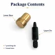 3 mm hole cutter for leather, fabric, and craft materials, ideal for jewelry and garment detailing