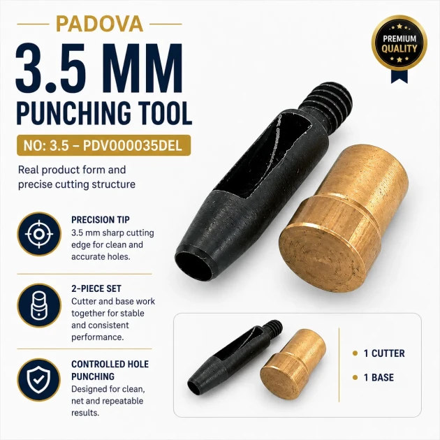 Hole Cutter 3.5 mm - 0,14" Hole Puncher No 3.5 PDV00035DEL