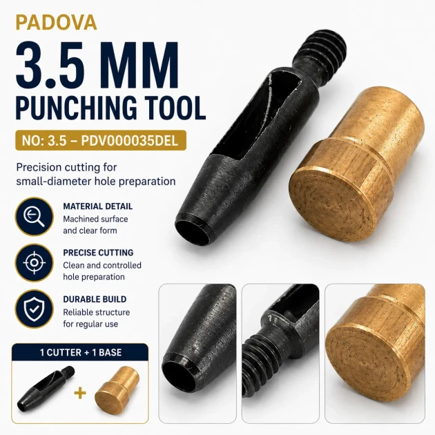 Hole Cutter 3.5 mm - 0,14" Hole Puncher No 3.5 PDV00035DEL