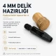 4 mm hole cutter for leather and fabric, precise punching tool for eyelet and rivet preparation