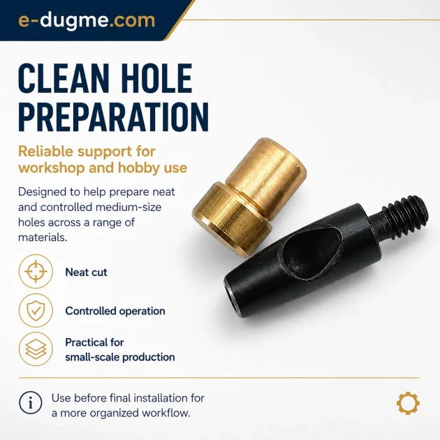 5 mm Hole Cutter for Leather and Fabric - Precision Tool for Clean Punching