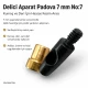 7 mm hole cutter for fabric, leather, and synthetic materials - durable steel construction for precise hole preparation