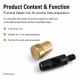 7 mm hole cutter for fabric, leather, and synthetic materials - durable steel construction for precise hole preparation