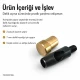 7 mm hole cutter for fabric, leather, and synthetic materials - durable steel construction for precise hole preparation