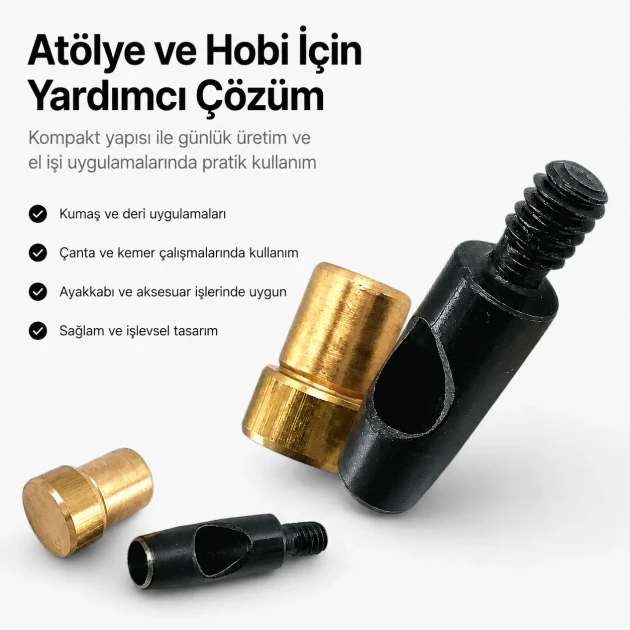Padova 8 mm Delici Aparat - Kumaş ve Deri İçin Hassas Kesici