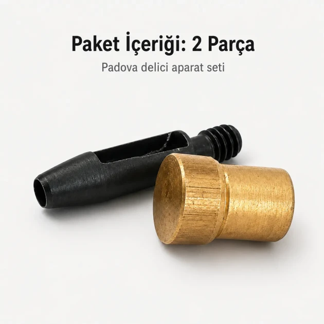 Padova Delici Aparat 10 mm, sertleştirilmiş çelikten yapılmış, çanta ve kemer projeleri için ideal delici aparat