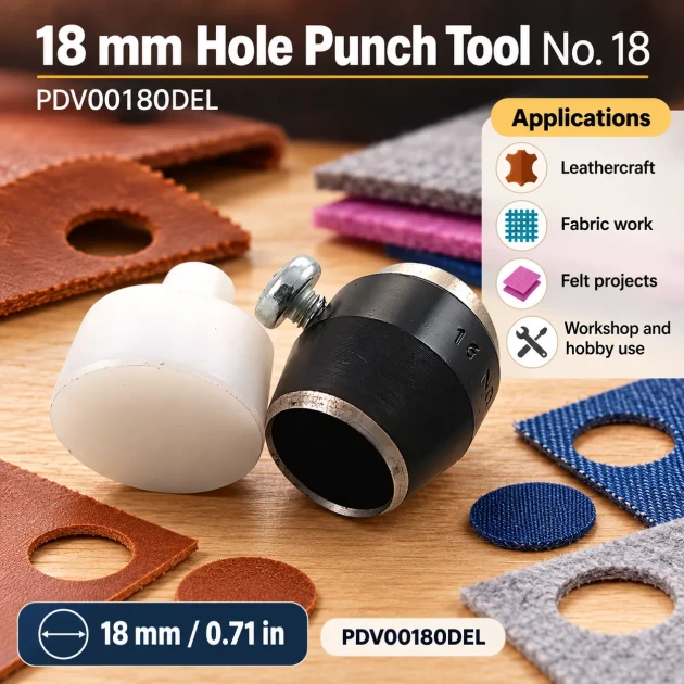 18 mm büyük çap delik açma aparatı PDV00180DEL